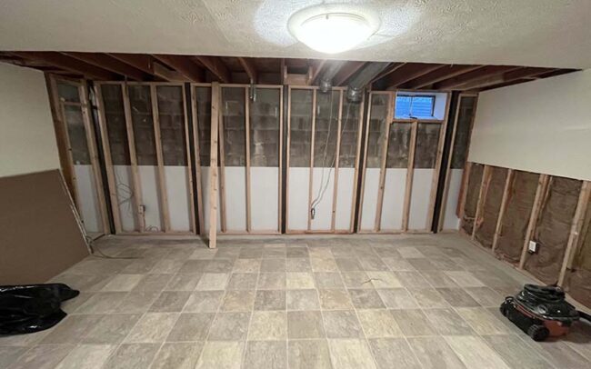 Cuyahoga basement remodel